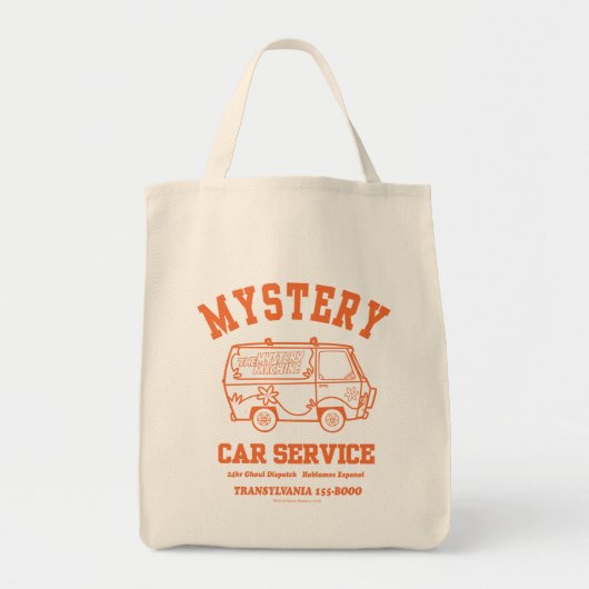Scooby-Doo "Mystery Car Service" Graphic Tragetasche (Vorne)