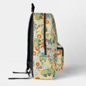 Scooby-Doo Mystery Machine Blumenmuster Bedruckter Rucksack (Links)