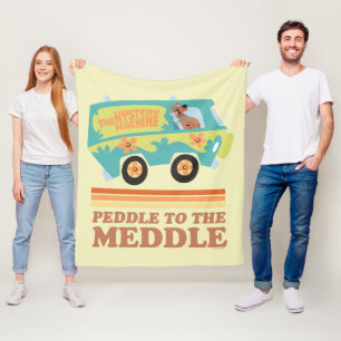 Scooby-Doo Mystery Machine "Peddle to the Meddle" Fleecedecke