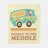 Scooby-Doo Mystery Machine "Peddle to the Meddle" Fleecedecke (Vorderseite)