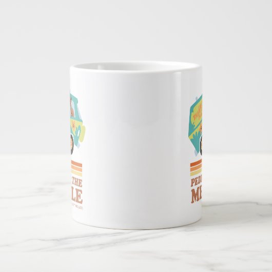 Scooby-Doo Mystery Machine "Peddle to the Meddle" Jumbo-Tasse (Vorderseite)