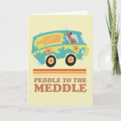 Scooby-Doo Mystery Machine "Peddle to the Meddle" Karte (Vorderseite)