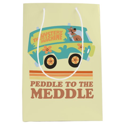 Scooby-Doo Mystery Machine "Peddle to the Meddle" Mittlere Geschenktüte (Vorderseite)