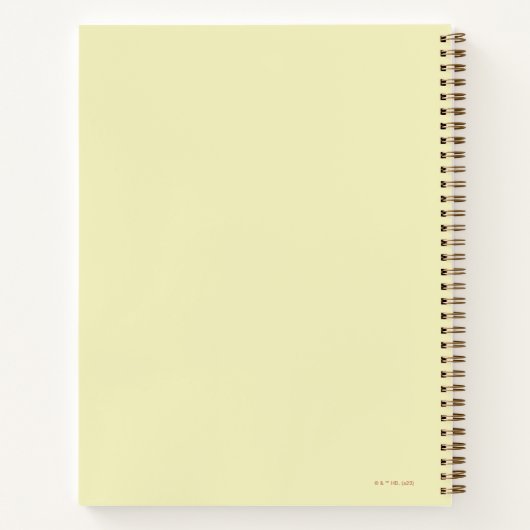 Scooby-Doo Mystery Machine "Peddle to the Meddle" Notizblock (Rückseite)