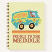 Scooby-Doo Mystery Machine "Peddle to the Meddle" Notizblock (Vorderseite)