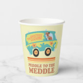 Scooby-Doo Mystery Machine "Peddle to the Meddle" Pappbecher (Rückseite)