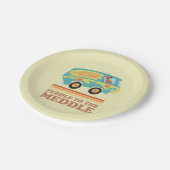 Scooby-Doo Mystery Machine "Peddle to the Meddle" Pappteller (Schrägansicht)