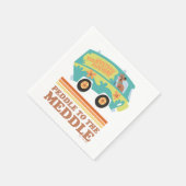 Scooby-Doo Mystery Machine "Peddle to the Meddle" Serviette (Ecke)