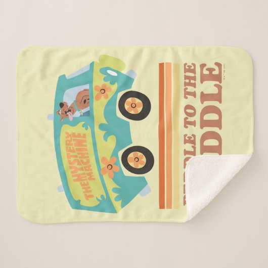 Scooby-Doo Mystery Machine "Peddle to the Meddle" Sherpadecke (Vorderseite (Horizontal))