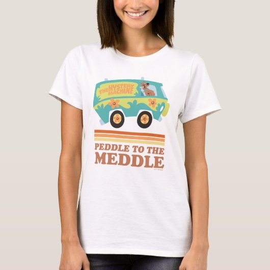 Scooby-Doo Mystery Machine "Peddle to the Meddle" T-Shirt (Vorderseite)