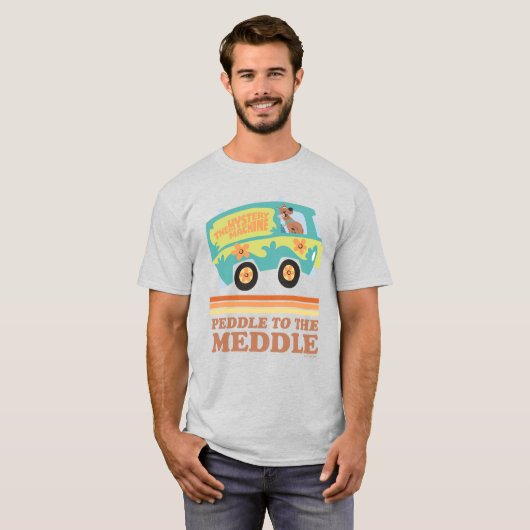 Scooby-Doo Mystery Machine "Peddle to the Meddle" T-Shirt (Vorne ganz)
