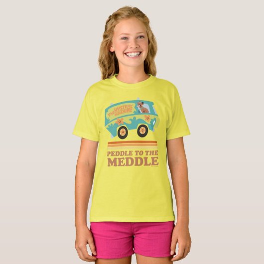 Scooby-Doo Mystery Machine "Peddle to the Meddle" T-Shirt (Vorne ganz)