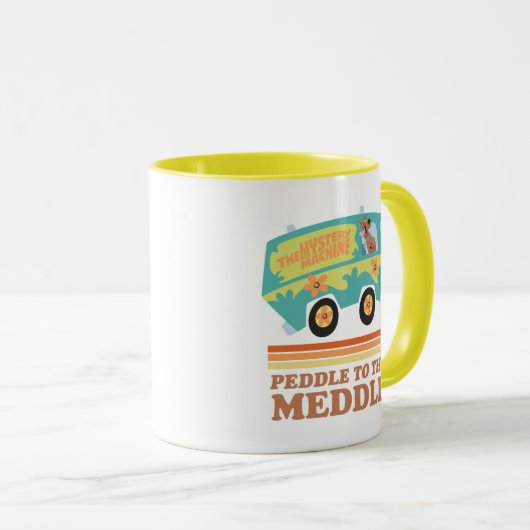 Scooby-Doo Mystery Machine "Peddle to the Meddle" Tasse (VorderseiteRechts)