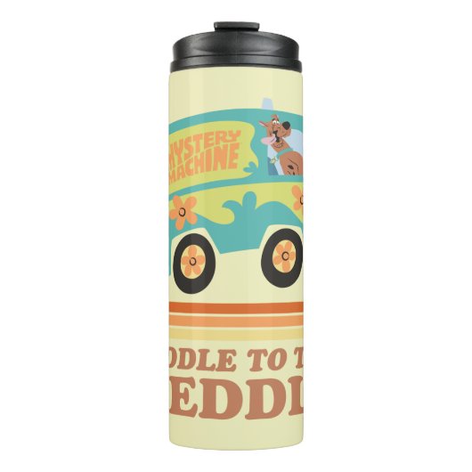 Scooby-Doo Mystery Machine "Peddle to the Meddle" Thermosbecher (Vorderseite)