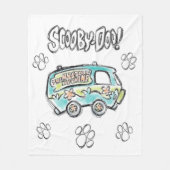 Scooby-Doo | Mystery Machine Sketch Fleecedecke (Vorderseite)