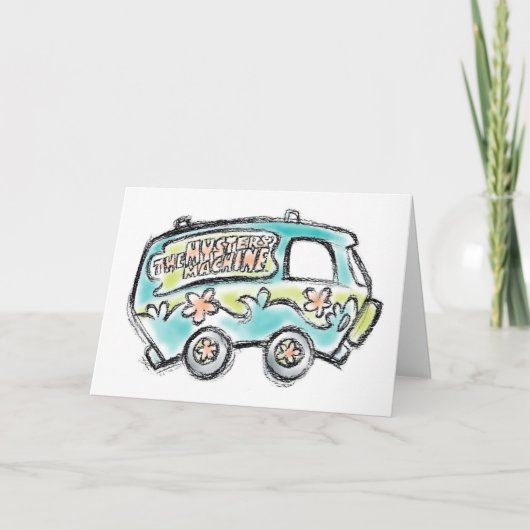 Scooby-Doo | Mystery Machine Sketch Karte (Vorderseite)