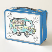 Scooby-Doo | Mystery Machine Sketch Metall Brotdose (Rückseite)
