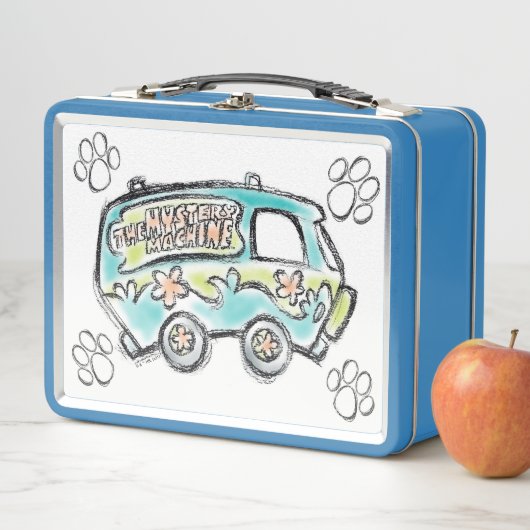 Scooby-Doo | Mystery Machine Sketch Metall Brotdose (Beispiel)