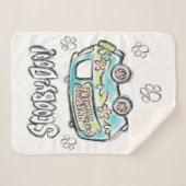 Scooby-Doo | Mystery Machine Sketch Sherpadecke (Vorderseite (Horizontal))