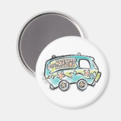 Scooby-Doo | Mystery Machine Skizze Magnet (Vorderseite/Rückseite)