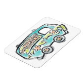 Scooby-Doo | Mystery Machine Skizze Magnet (Linke Seite)
