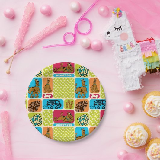 Scooby-Doo-Mystery-Muster Pappteller (Party)