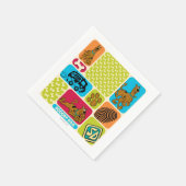 Scooby-Doo-Mystery-Muster Serviette (Ecke)