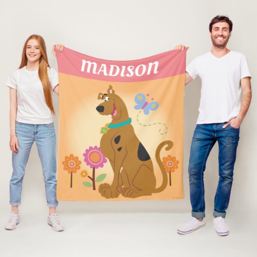 Scooby-Doo nach Butterfly Fleecedecke (Beispiel)
