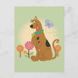 Scooby-Doo nach Butterfly Postkarte