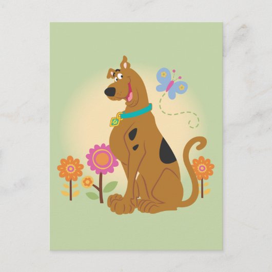 Scooby-Doo nach Butterfly Postkarte (Vorderseite)