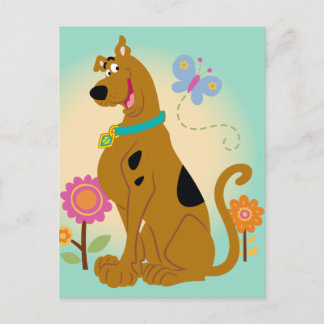 Scooby-Doo nach Butterfly Postkarte