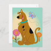 Scooby-Doo nach Butterfly Postkarte (Vorne/Hinten)