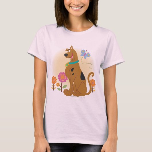 Scooby-Doo nach Butterfly T-Shirt (Vorderseite)