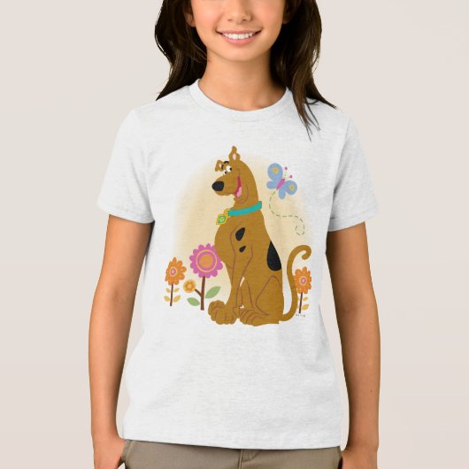 Scooby-Doo nach Butterfly Tri-Blend Shirt (Vorderseite)