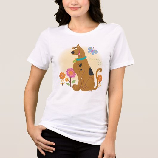 Scooby-Doo nach Butterfly Tri-Blend Shirt (Vorderseite)