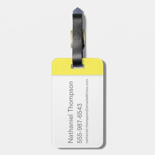 Scooby-Doo Niedlicher als Niedlich Gepäckanhänger (Rückseite vertikal)