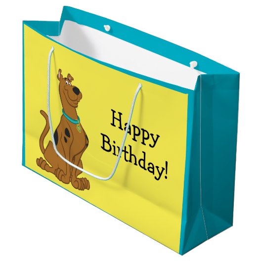 Scooby-Doo Niedlicher als Niedlich Große Geschenktüte (Vorderseite Schrägansicht)