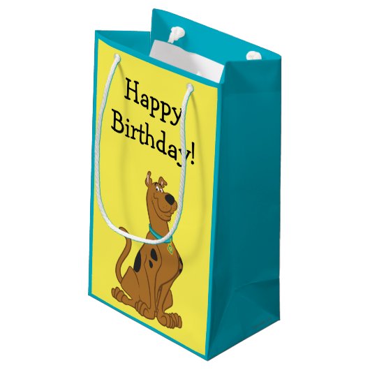 Scooby-Doo Niedlicher als Niedlich Kleine Geschenktüte (Rückseite Schrägansicht)