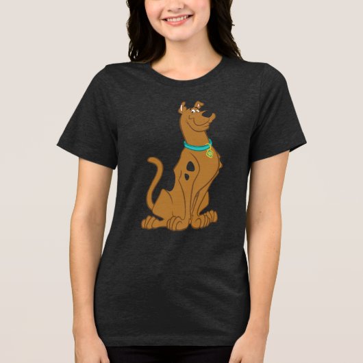 Scooby-Doo Niedlicher als Niedlich Tri-Blend Shirt (Vorderseite)