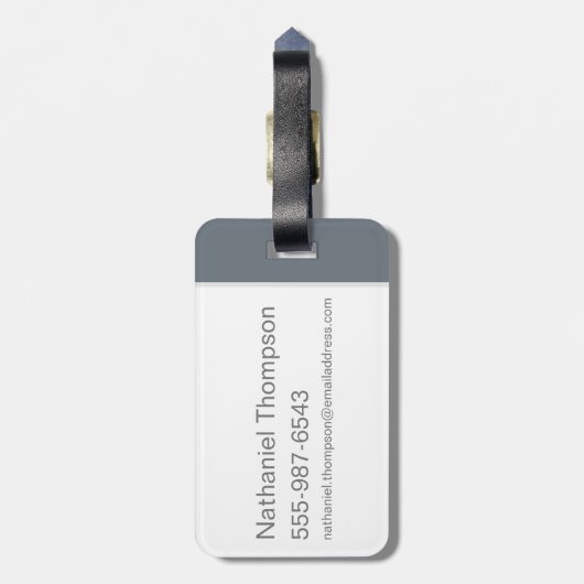 Scooby-Doo Noir Spuk Mansion Graphic Gepäckanhänger (Rückseite vertikal)