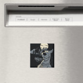 Scooby-Doo Noir Spuk Mansion Graphic Magnet (In Situ (Geschirrspüler))