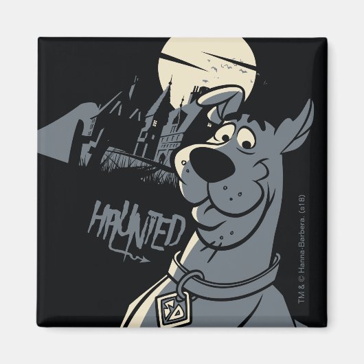 Scooby-Doo Noir Spuk Mansion Graphic Magnet (Vorne)