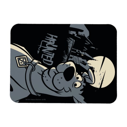 Scooby-Doo Noir Spuk Mansion Graphic Magnet (Horizontal)