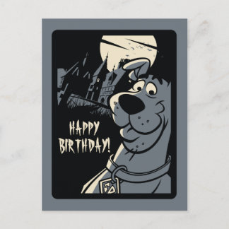 Scooby-Doo Noir Spuk Mansion Graphic Postkarte