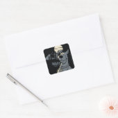 Scooby-Doo Noir Spuk Mansion Graphic Quadratischer Aufkleber (Umschlag)