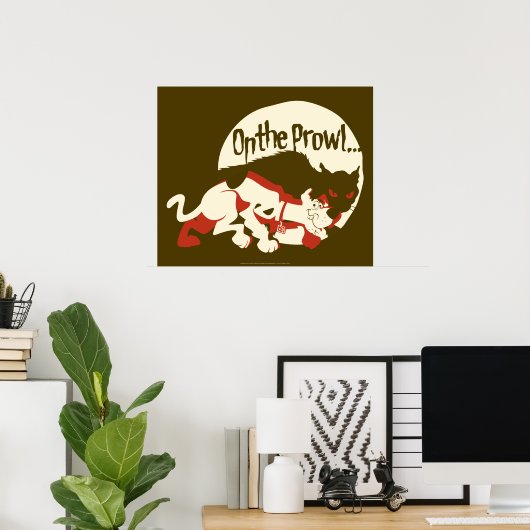 Scooby-Doo "On the Prowl" Poster (Heimbüro)