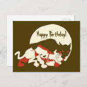 Scooby-Doo "On the Prowl" Postkarte (Vorne/Hinten)