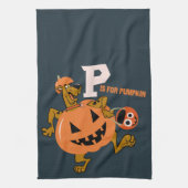 Scooby-Doo | P ist für Pumpkin Geschirrtuch (Vertikal)