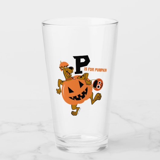 Scooby-Doo | P ist für Pumpkin Glas (Vorderseite)