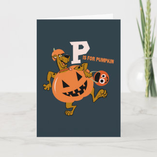 Scooby-Doo | P ist für Pumpkin Karte